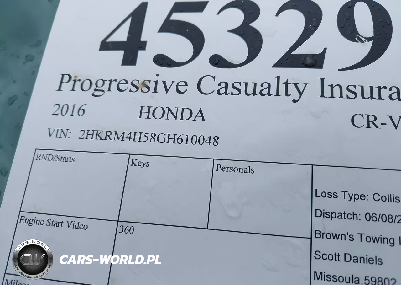 2016 Honda Cr-V Ex VIN:2HKRM4H58GH610048 - 9