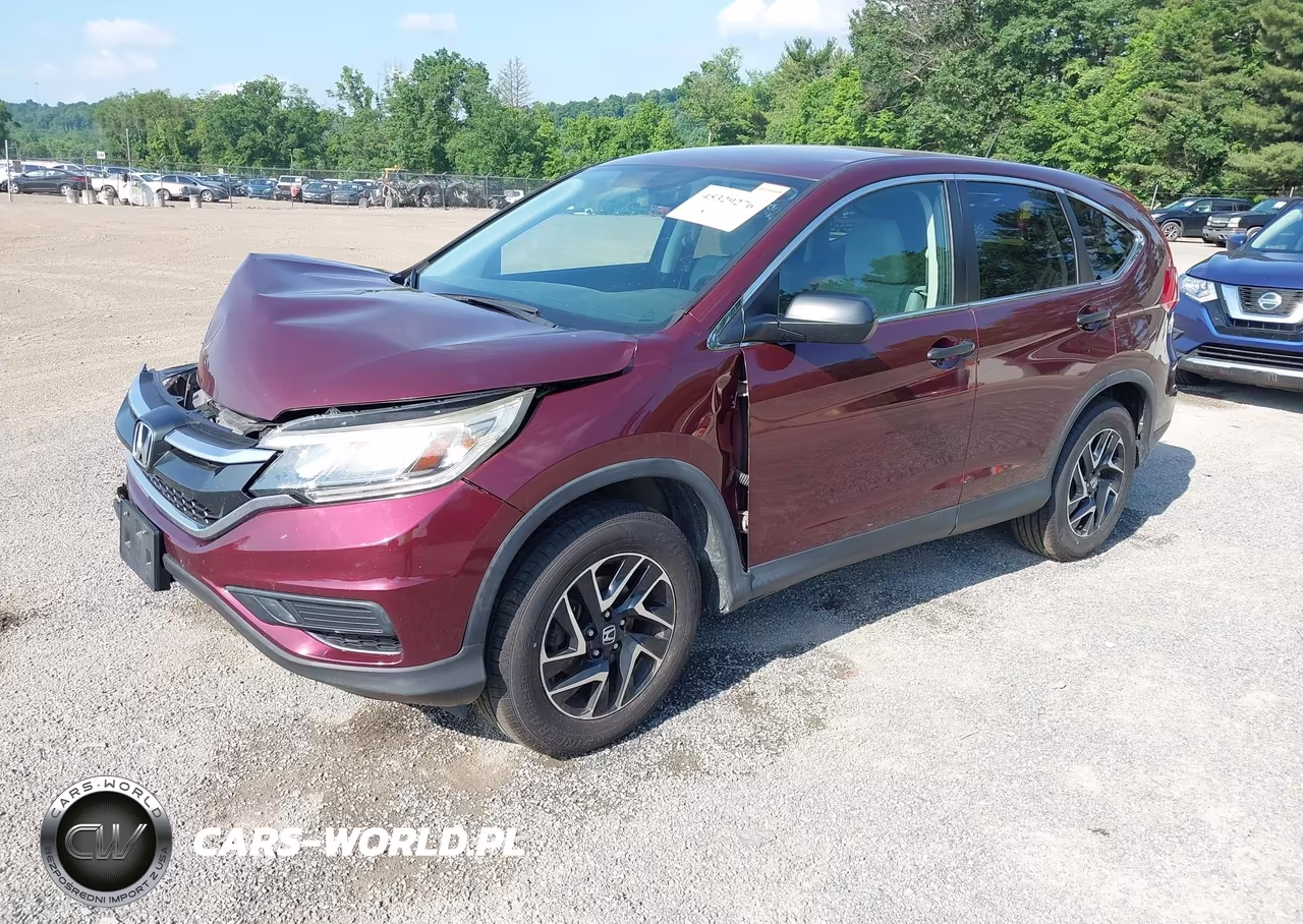 2016 Honda Cr-V Se VIN:5J6RM4H44GL091187 - 2