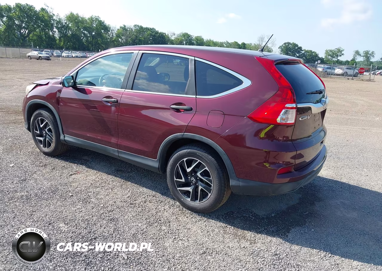 2016 Honda Cr-V Se VIN:5J6RM4H44GL091187 - 3