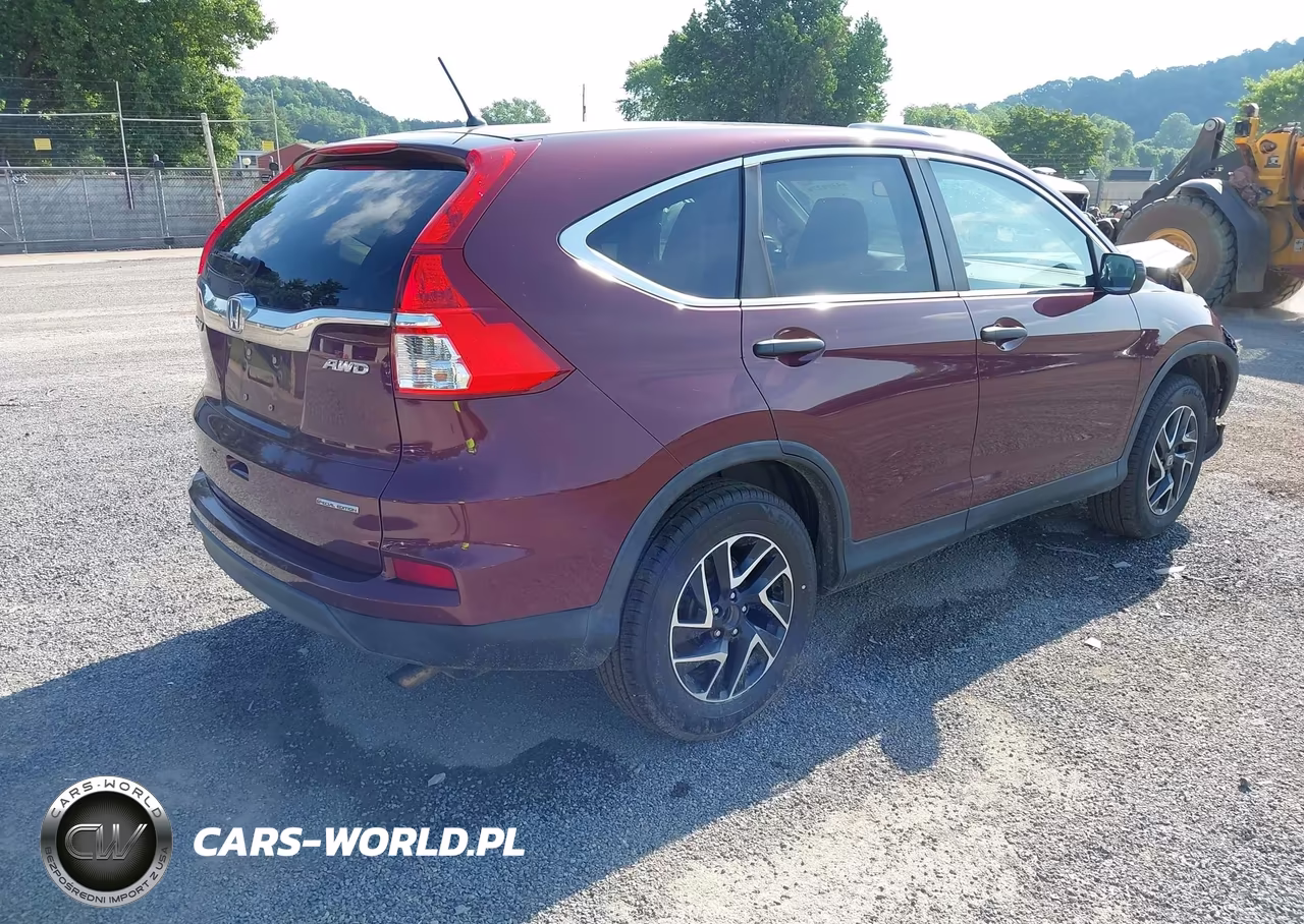 2016 Honda Cr-V Se VIN:5J6RM4H44GL091187 - 4
