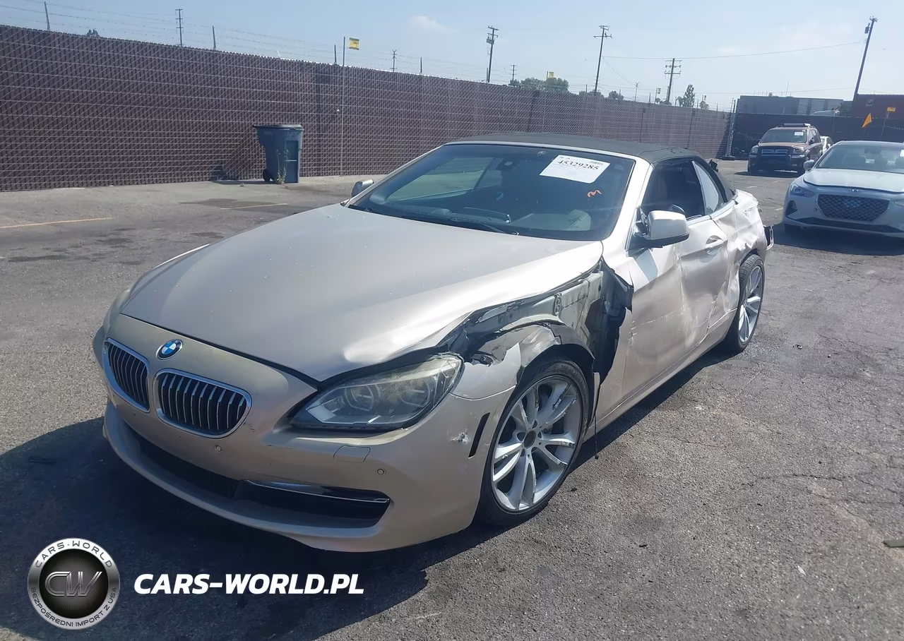 2012 BMW 640I VIN:WBALW7C51CC618777 - 2