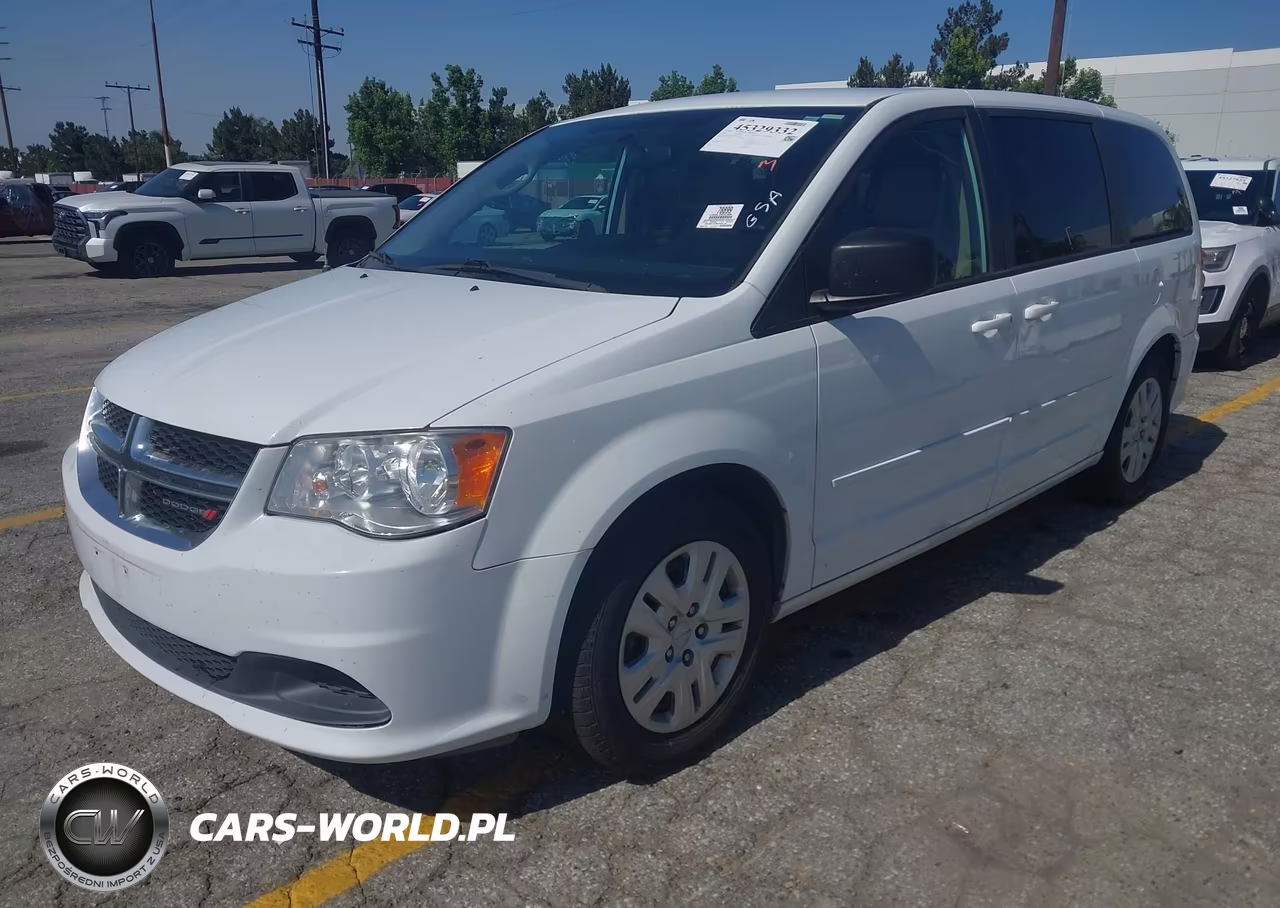 2016 Dodge Grand Caravan Se VIN:2C4RDGBG6GR122327 - 2