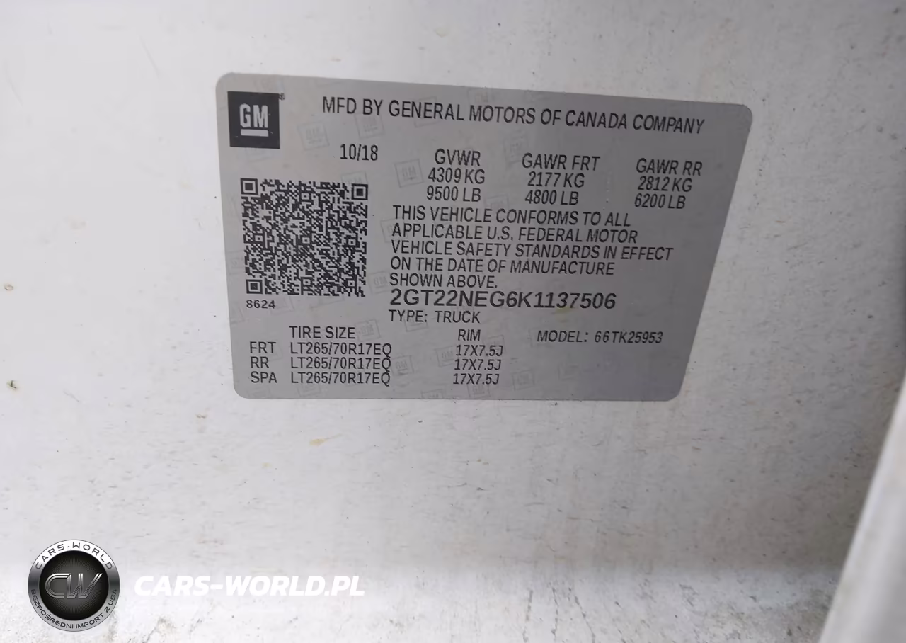 2019 GMC Sierra 2500Hd VIN:2GT22NEG6K1137506 - 9