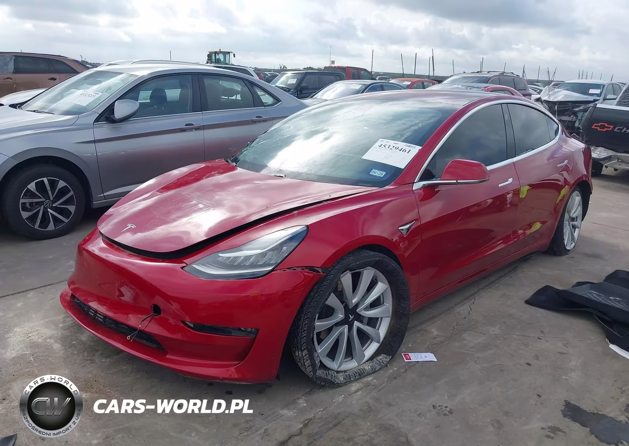 2018 Tesla Model 3 Long Range-Mid Range VIN:5YJ3E1EA5JF018132 - 2