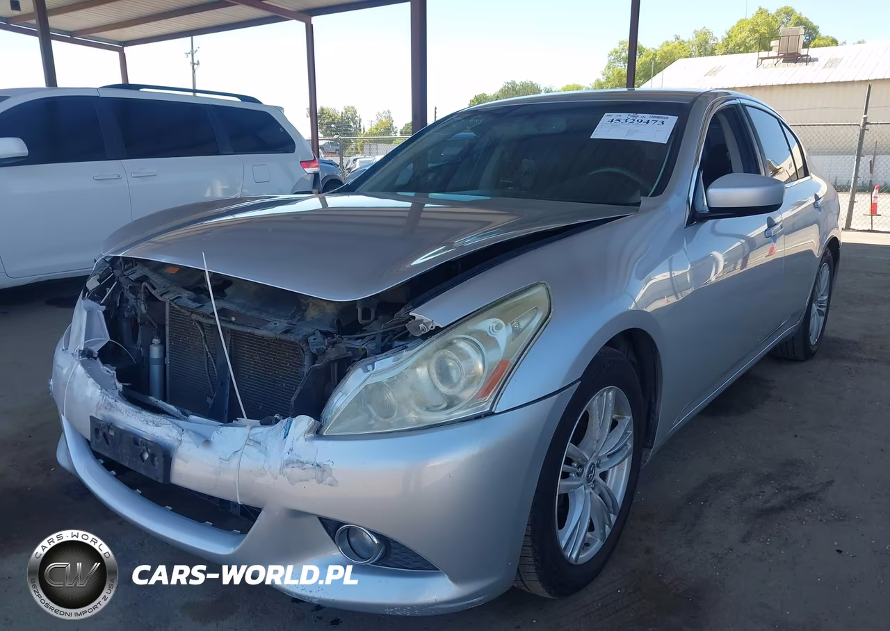 2011 Infiniti G25 Journey VIN:JN1DV6AP9BM600094 - 2