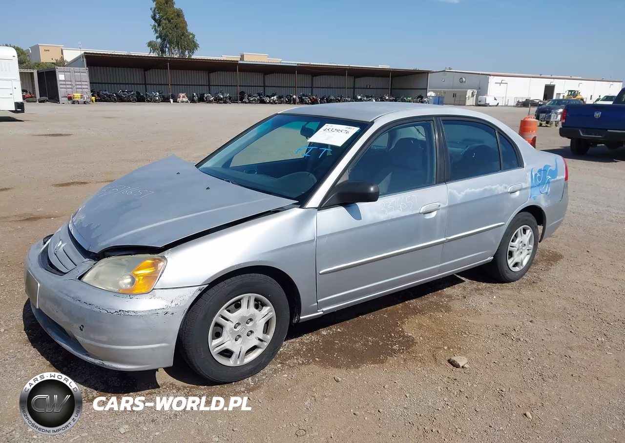 2002 Honda Civic Lx VIN:2HGES165X2H573402 - 2