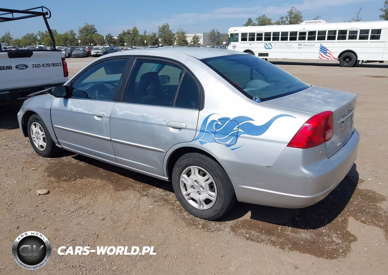 2002 Honda Civic Lx VIN:2HGES165X2H573402 - 3