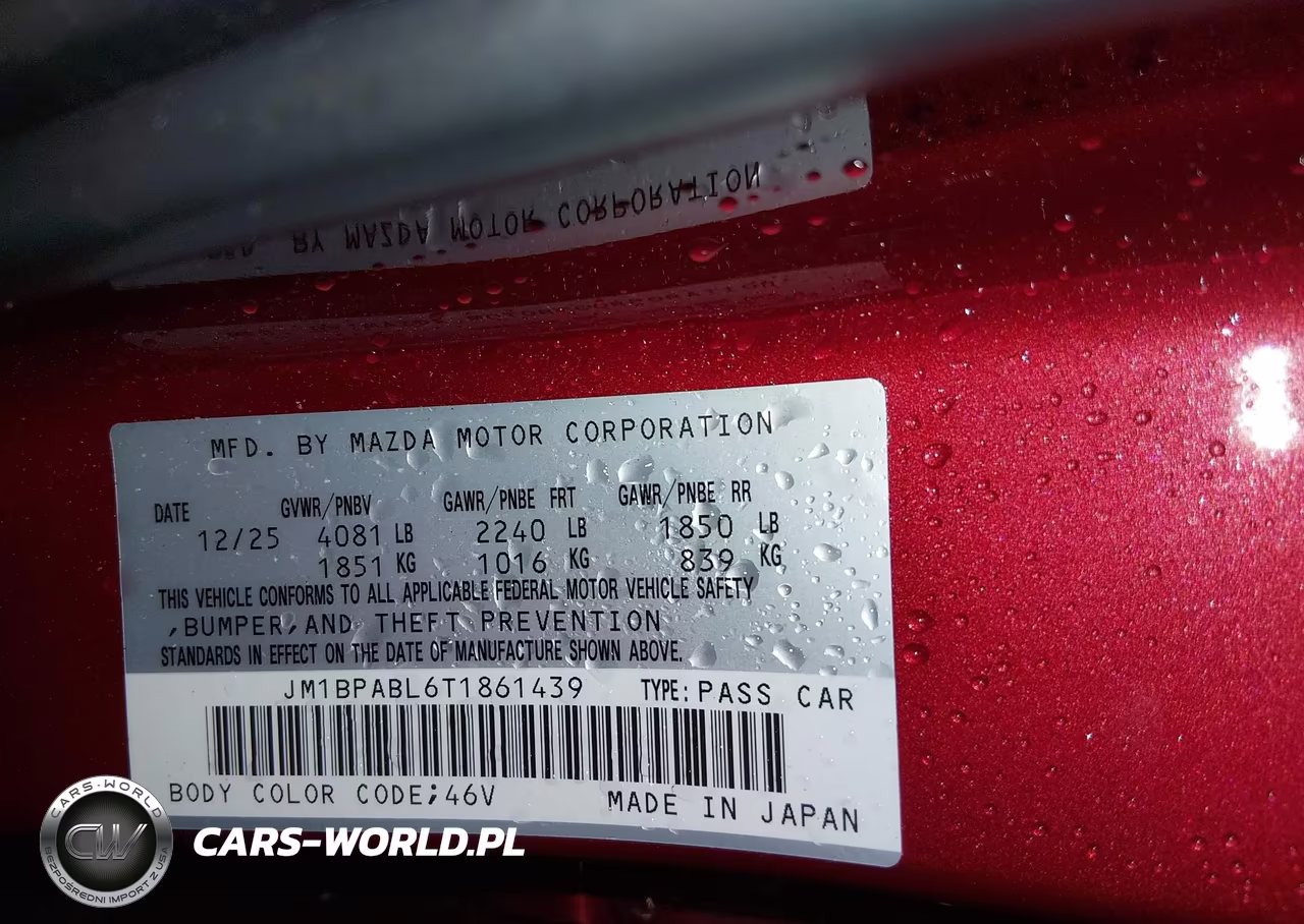 2026 Mazda Mazda3 2.5 S Select Sport VIN:JM1BPABL6T1861439 - 9