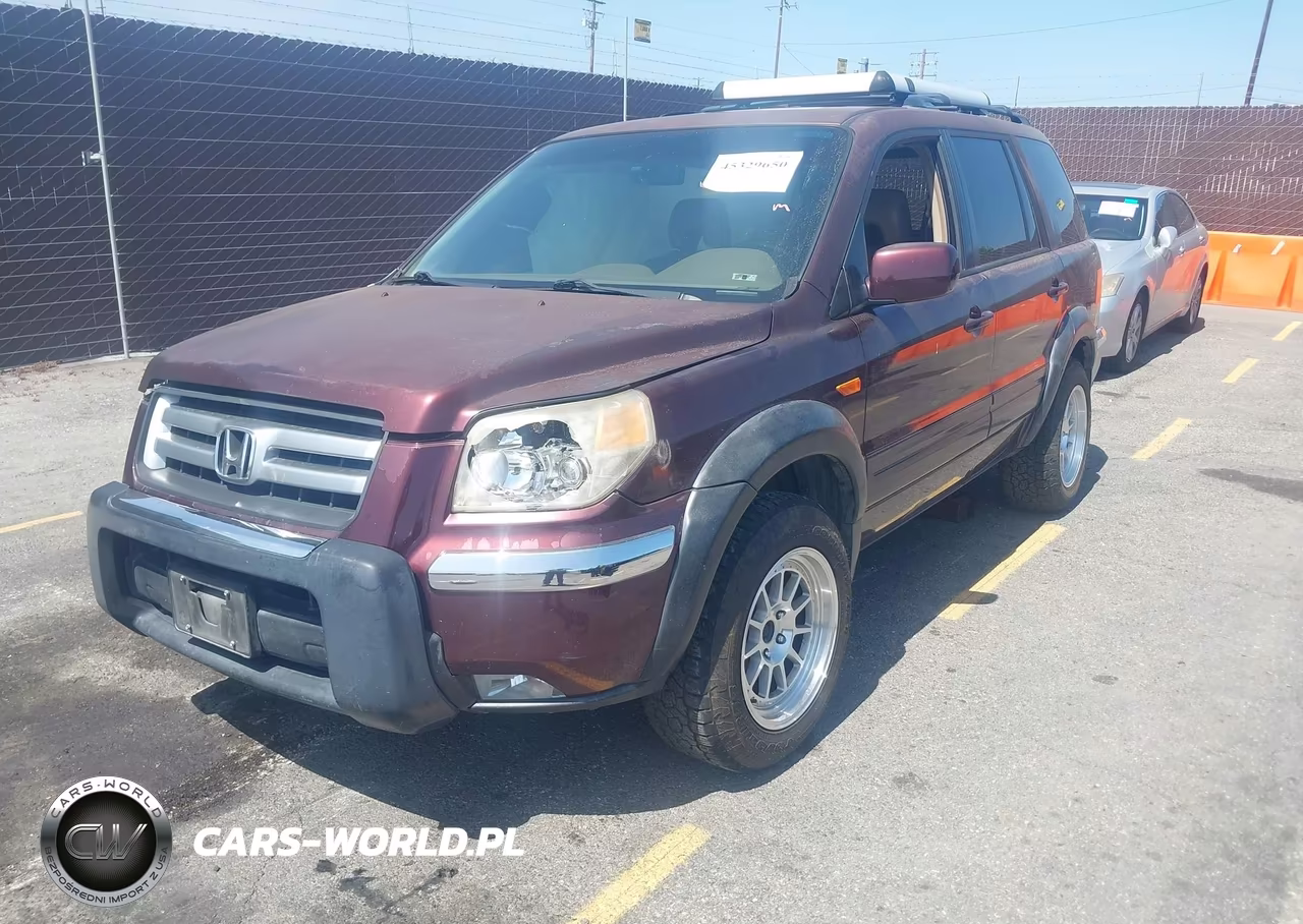 2007 Honda Pilot Ex-L VIN:2HKYF18637H503051 - 2