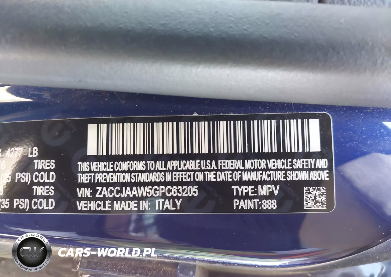 2016 Jeep Renegade Sport VIN:ZACCJAAW5GPC63205 - 9