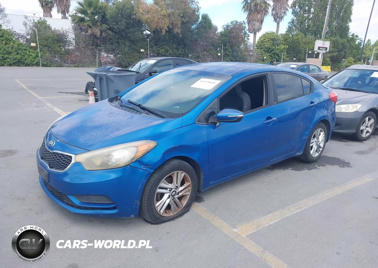 2014 Kia Forte Lx VIN:KNAFX4A60E5110392 - 2
