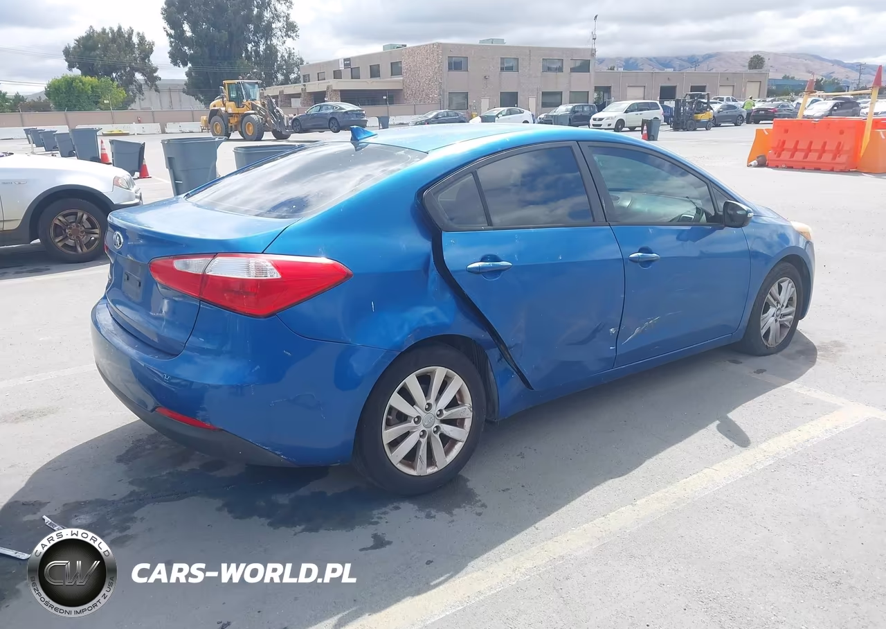 2014 Kia Forte Lx VIN:KNAFX4A60E5110392 - 4