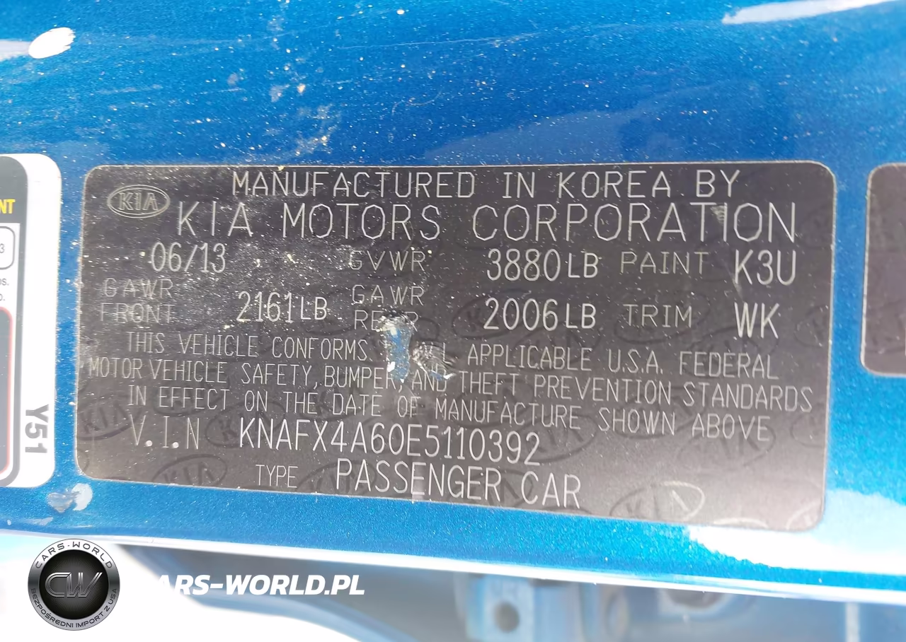 2014 Kia Forte Lx VIN:KNAFX4A60E5110392 - 9