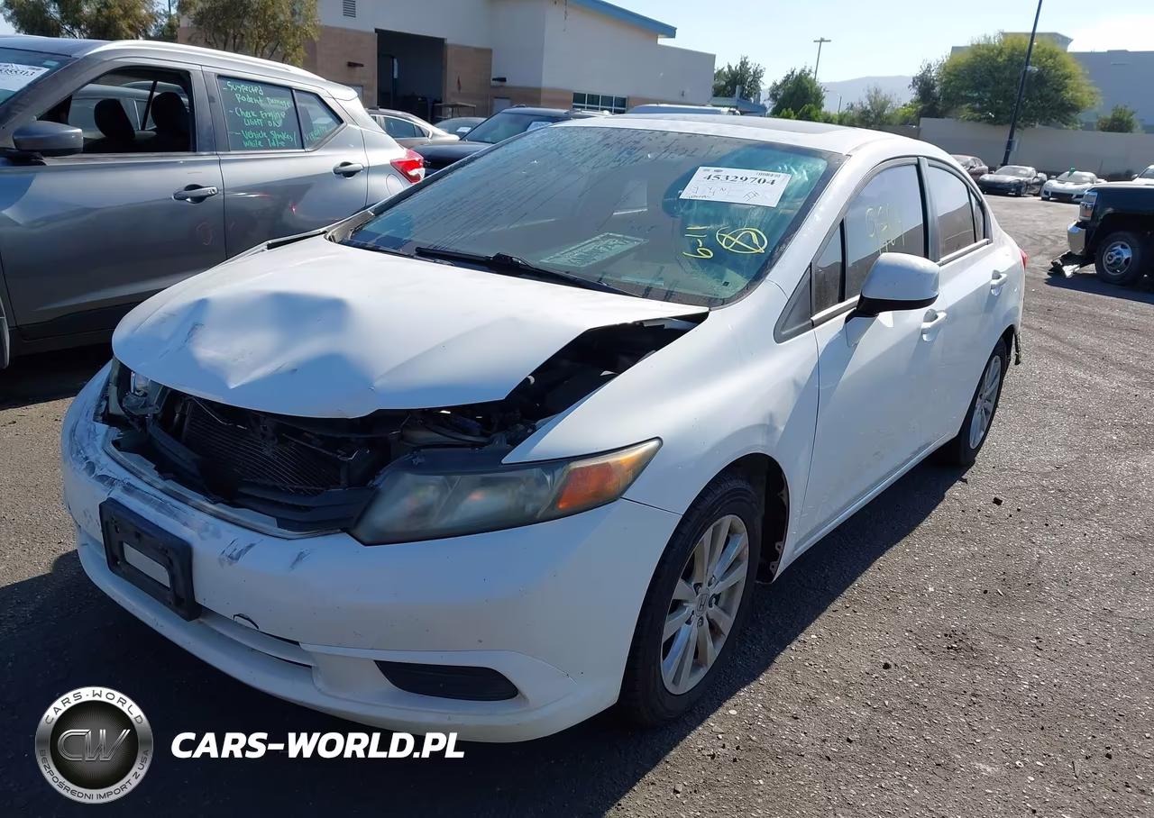 2012 Honda Civic Ex VIN:19XFB2F85CE353374 - 2