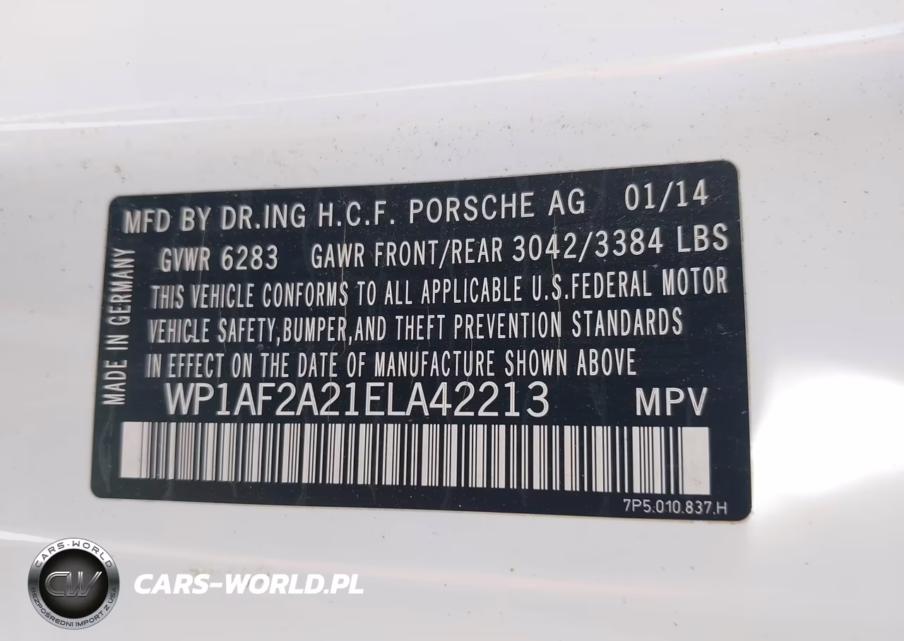 2014 Porsche Cayenne Diesel-Diesel Platinum Edition VIN:WP1AF2A21ELA42213 - 9