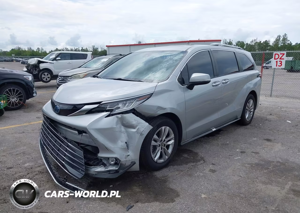 2022 Toyota Sienna Limited VIN:5TDZRKEC3NS075758 - 2