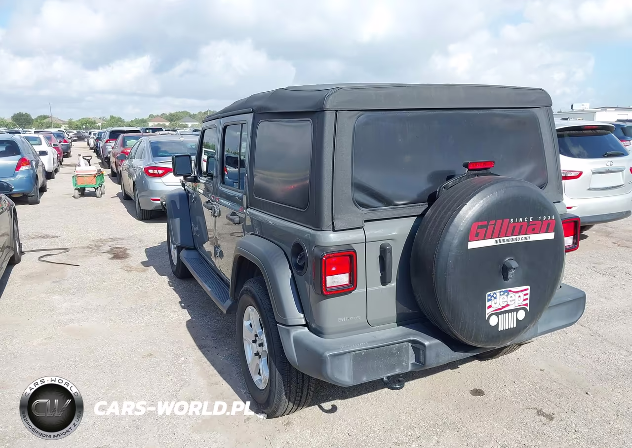 2021 Jeep Wrangler Unlimited Sport S 4X4 VIN:1C4HJXDN9MW509148 - 3