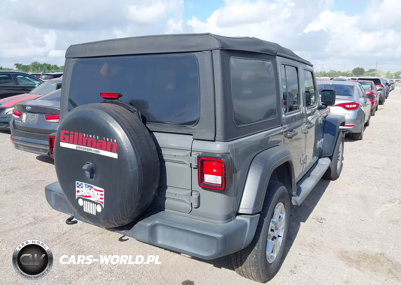 2021 Jeep Wrangler Unlimited Sport S 4X4 VIN:1C4HJXDN9MW509148 - 4