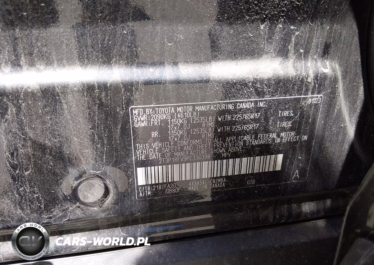 2023 Toyota Rav4 Xle VIN:2T3P1RFV9PC336398 - 9