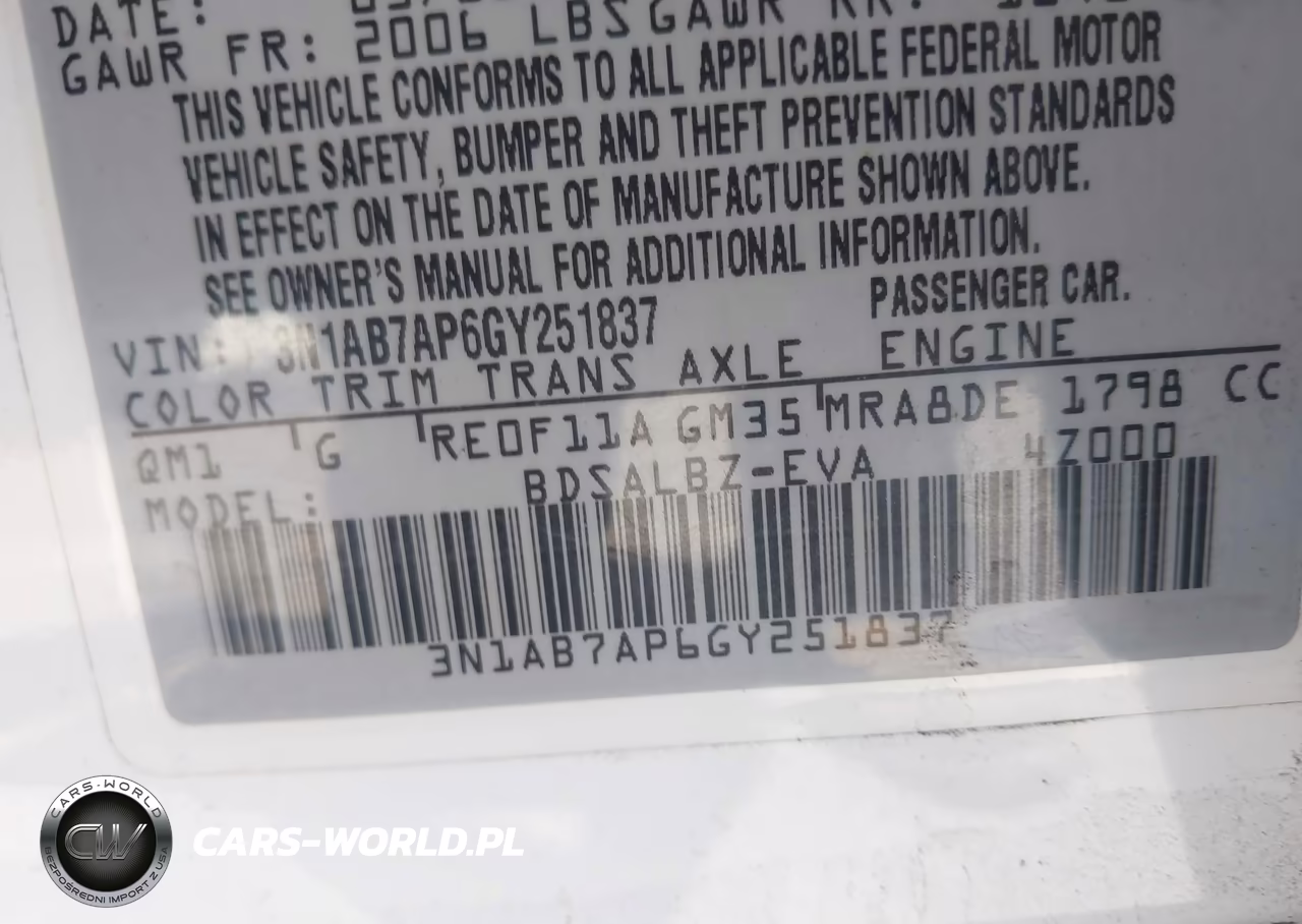 2016 Nissan Sentra S VIN:3N1AB7AP6GY251837 - 9