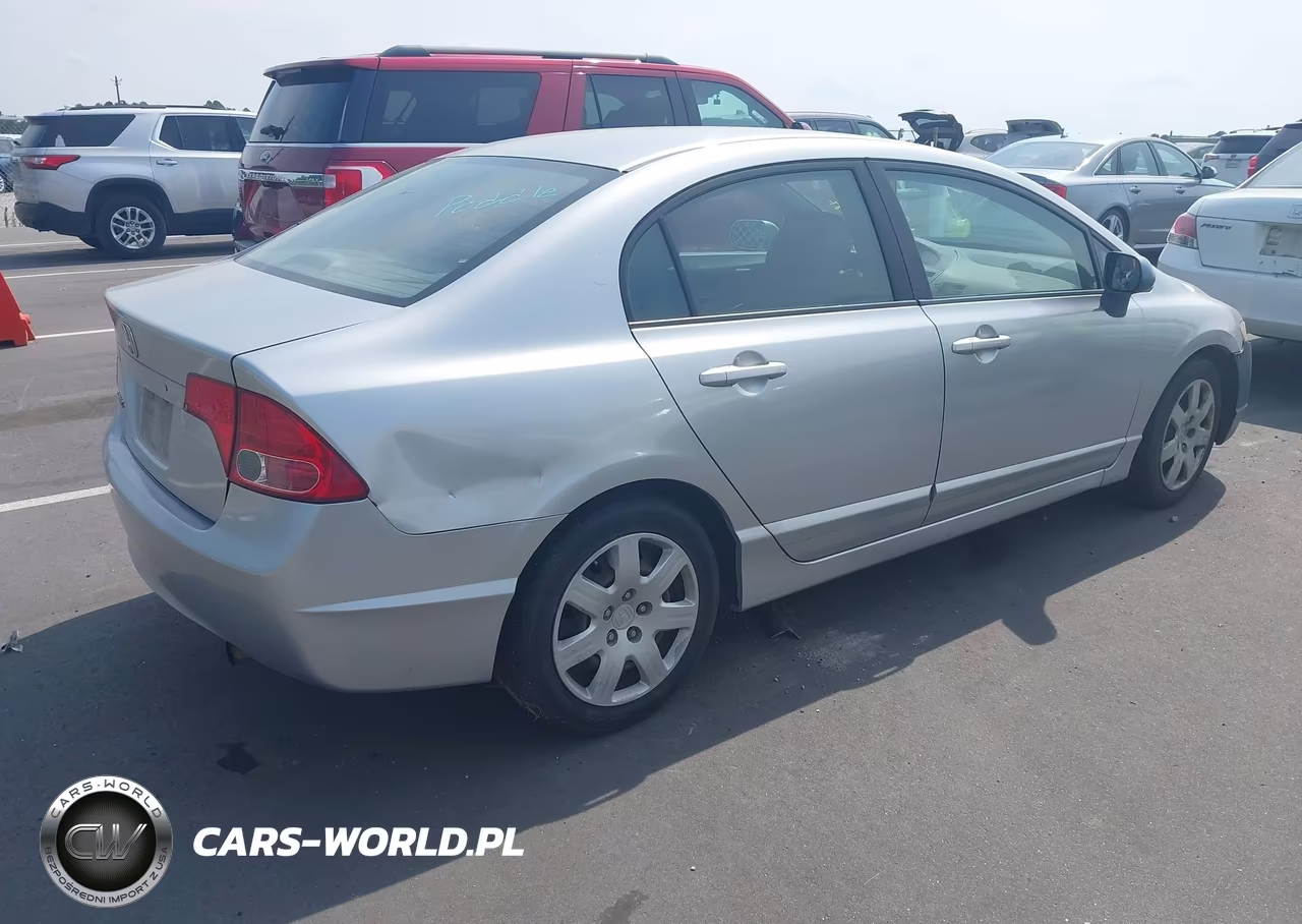 2008 Honda Civic Lx VIN:1HGFA16538L112576 - 4
