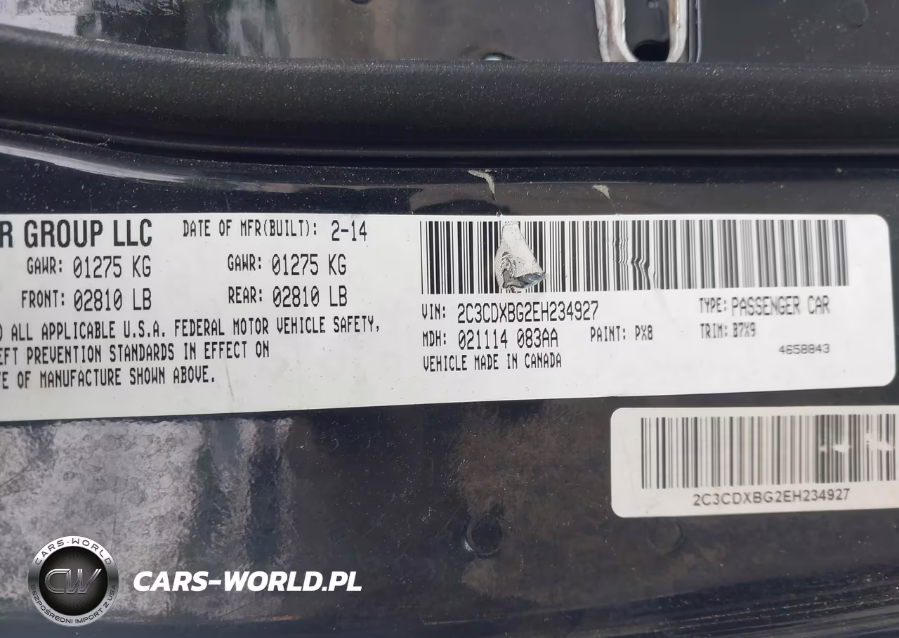 2014 Dodge Charger Se VIN:2C3CDXBG2EH234927 - 9