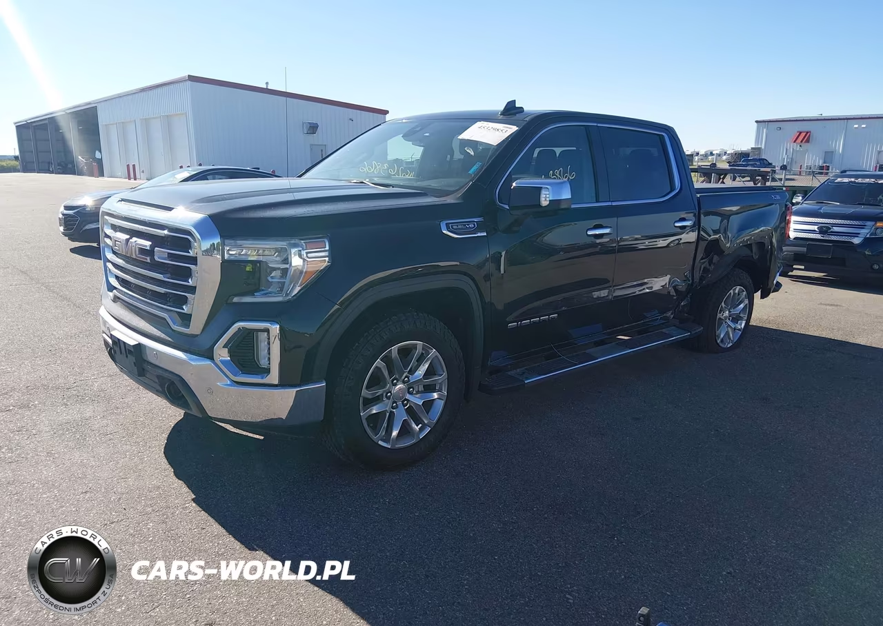 2021 GMC Sierra 1500 4Wd Short Box Slt VIN:3GTU9DED9MG200998 - 2