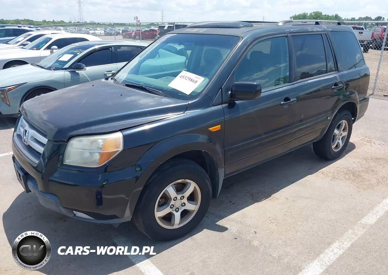 2008 Honda Pilot Se VIN:5FNYF18398B010500 - 2