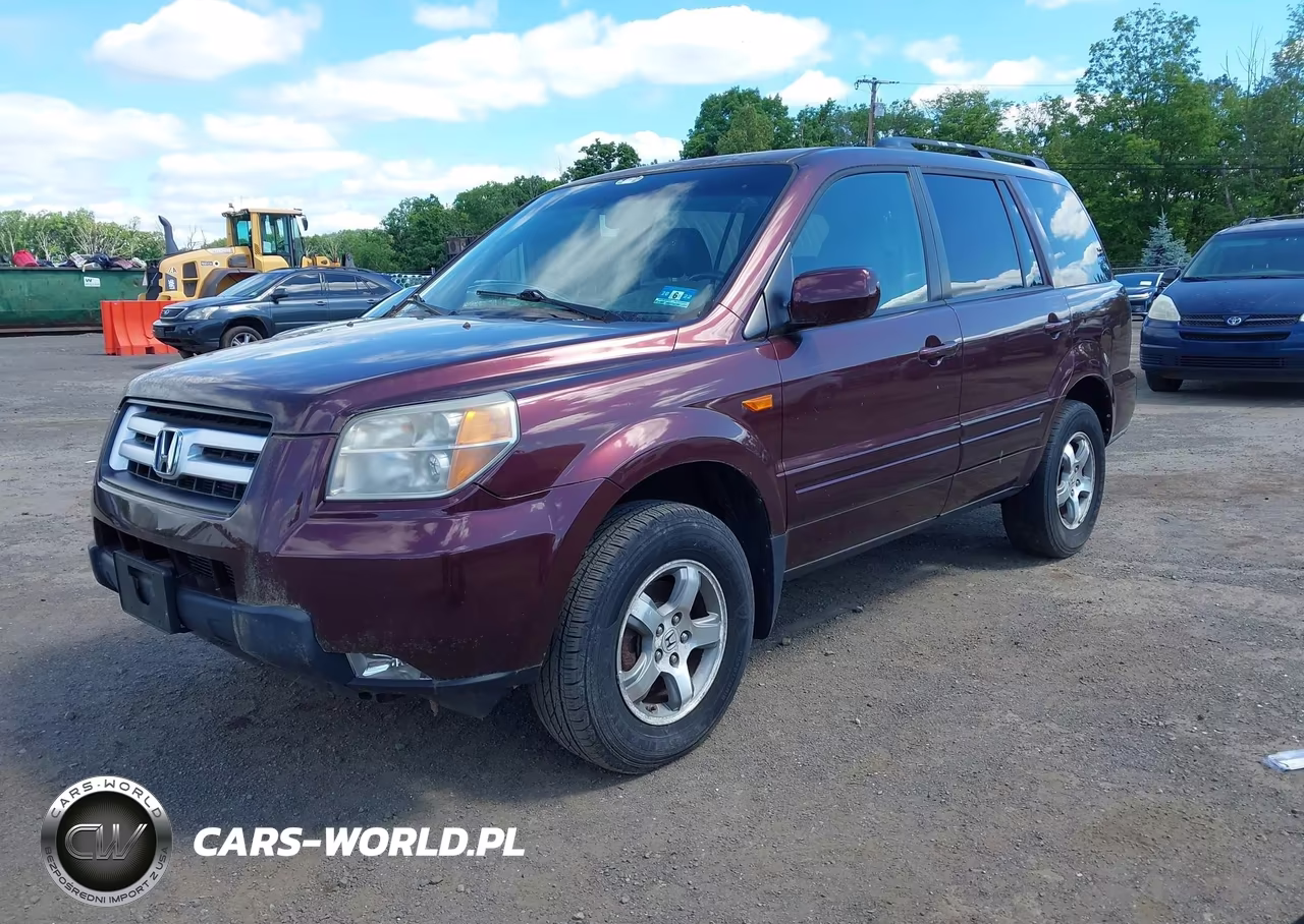 2008 Honda Pilot Ex-L VIN:5FNYF18578B043562 - 2