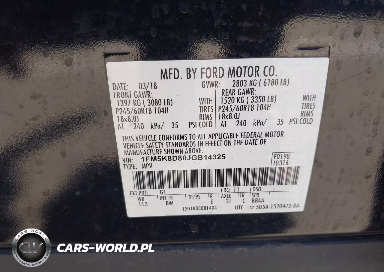 2018 Ford Explorer Xlt VIN:1FM5K8D80JGB14325 - 9