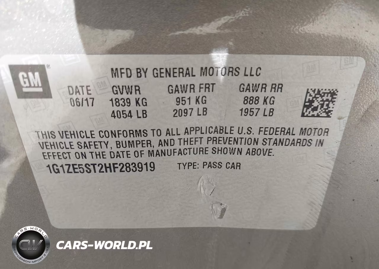 2017 Chevrolet Malibu 1Lt VIN:1G1ZE5ST2HF283919 - 9