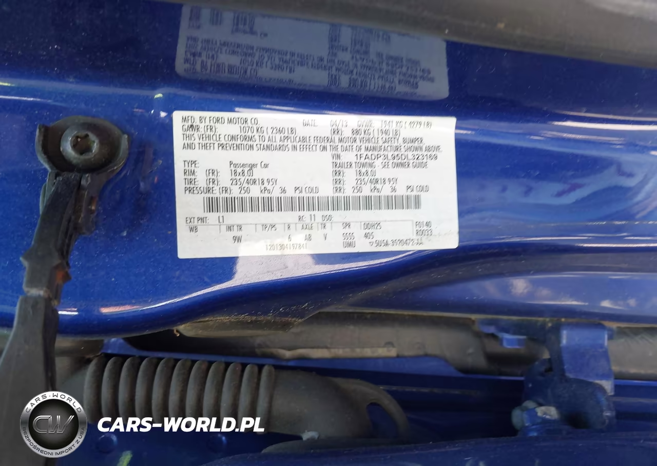 2013 Ford Focus St VIN:1FADP3L95DL323169 - 9