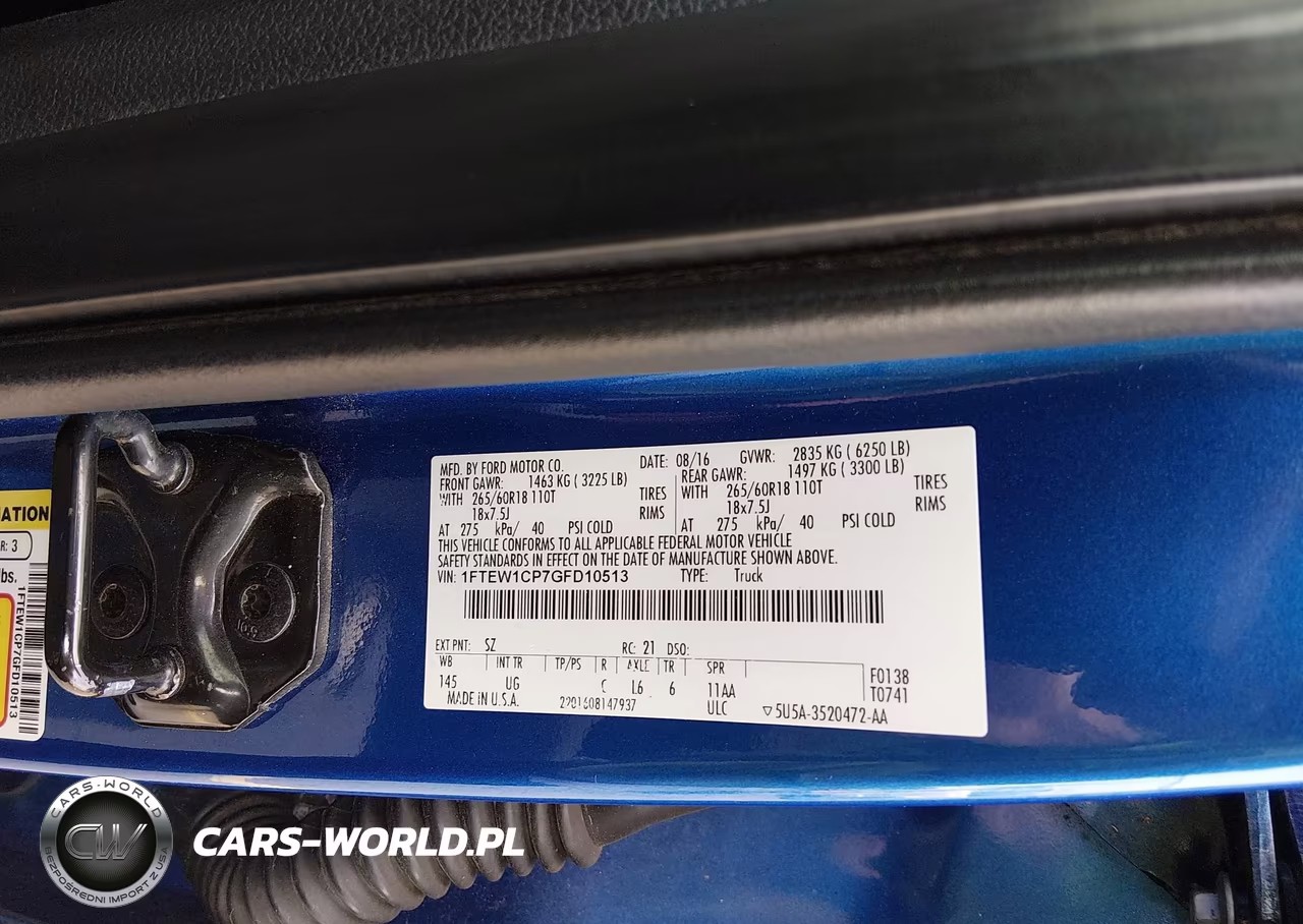 2016 Ford F-150 Xlt VIN:1FTEW1CP7GFD10513 - 9