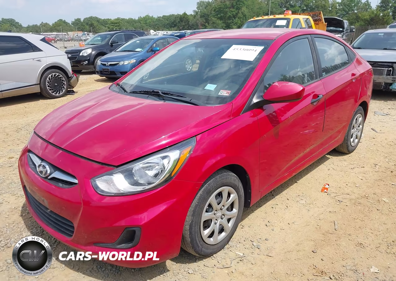 2012 Hyundai Accent Gls VIN:KMHCT4AE8CU206150 - 2