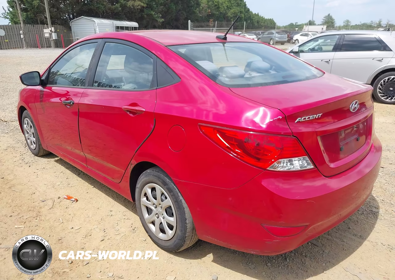 2012 Hyundai Accent Gls VIN:KMHCT4AE8CU206150 - 3