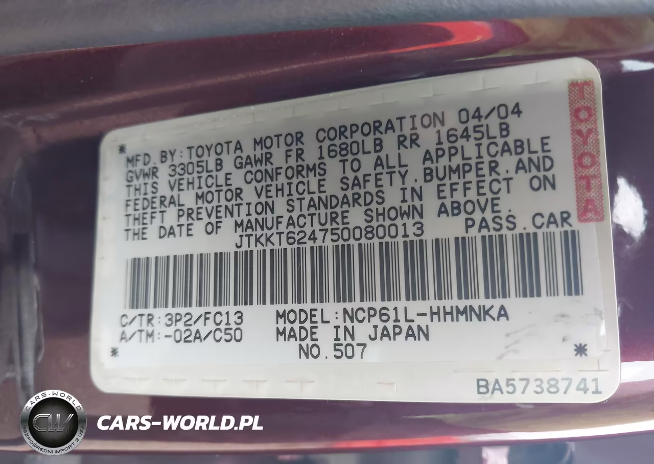 2005 Scion Xa VIN:JTKKT624750080013 - 9