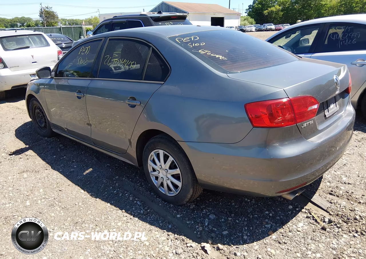 2014 Volkswagen Jetta 2.0L S VIN:3VW2K7AJ6EM252243 - 3