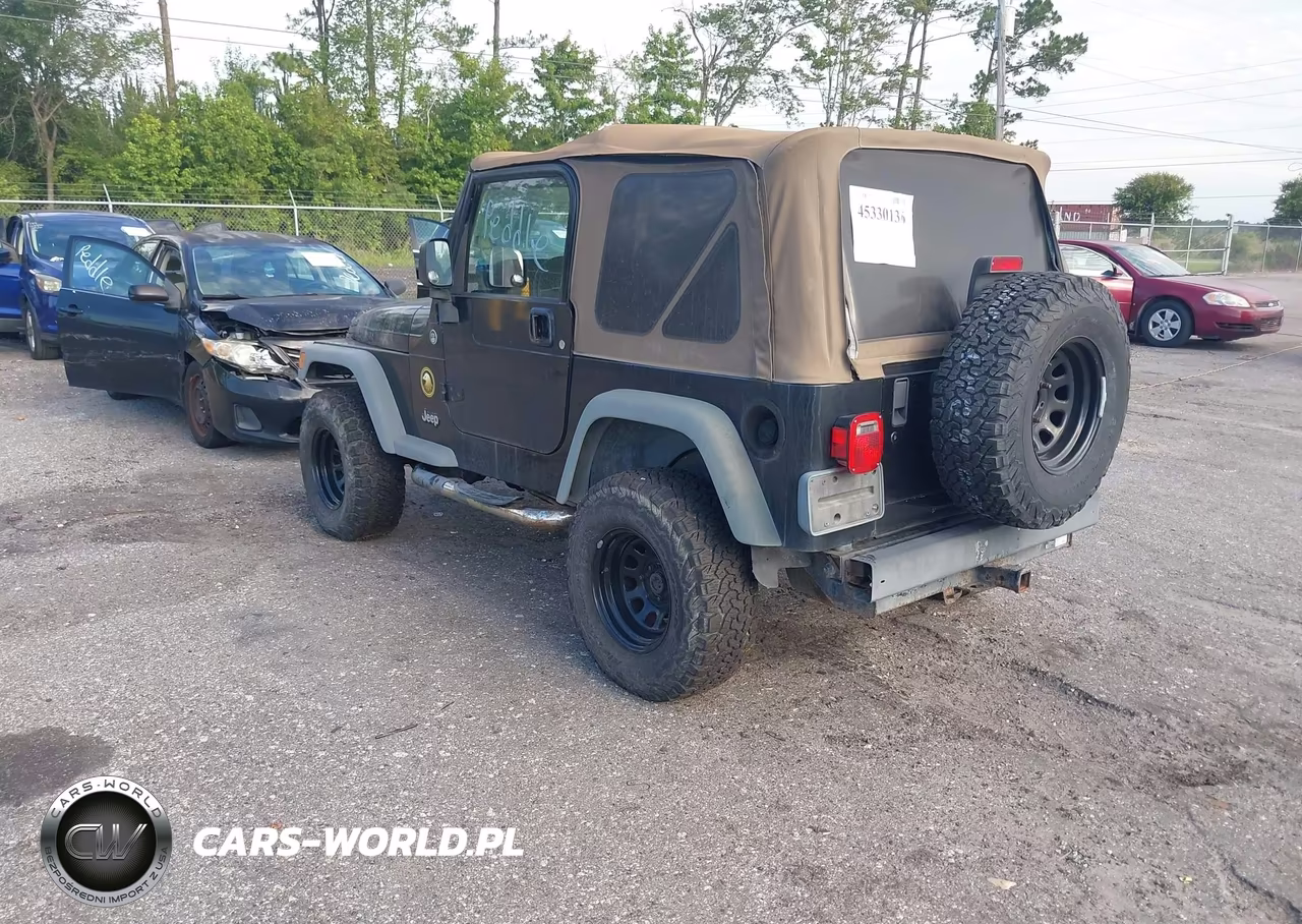 2006 Jeep Wrangler Sport VIN:1J4FA49S76P737001 - 3