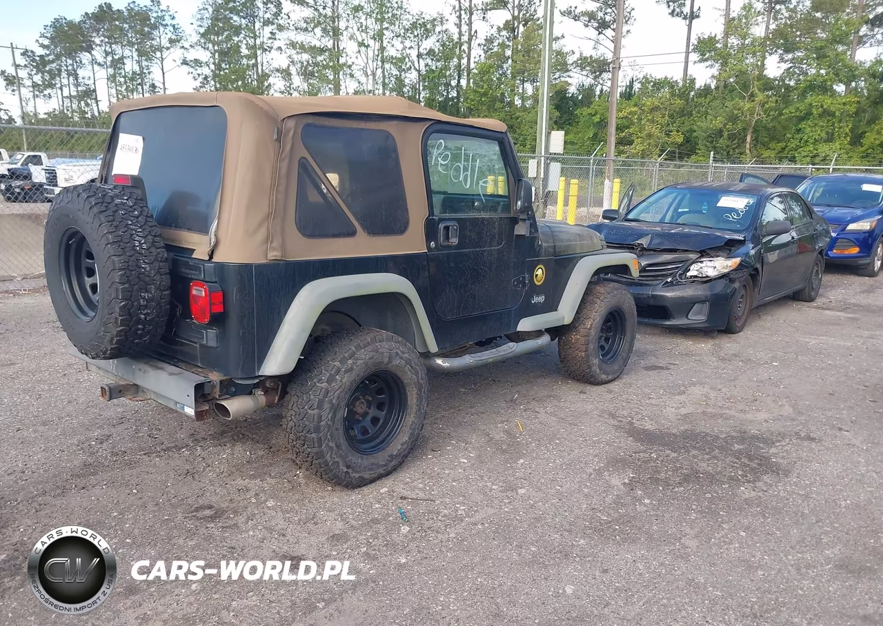 2006 Jeep Wrangler Sport VIN:1J4FA49S76P737001 - 4