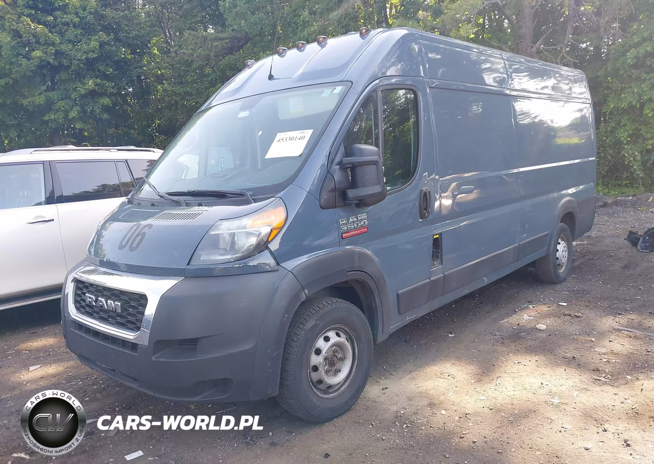 2019 Ram Promaster 3500 Cargo Van High Roof 159 Wb Ext VIN:3C6URVJG3KE564498 - 2