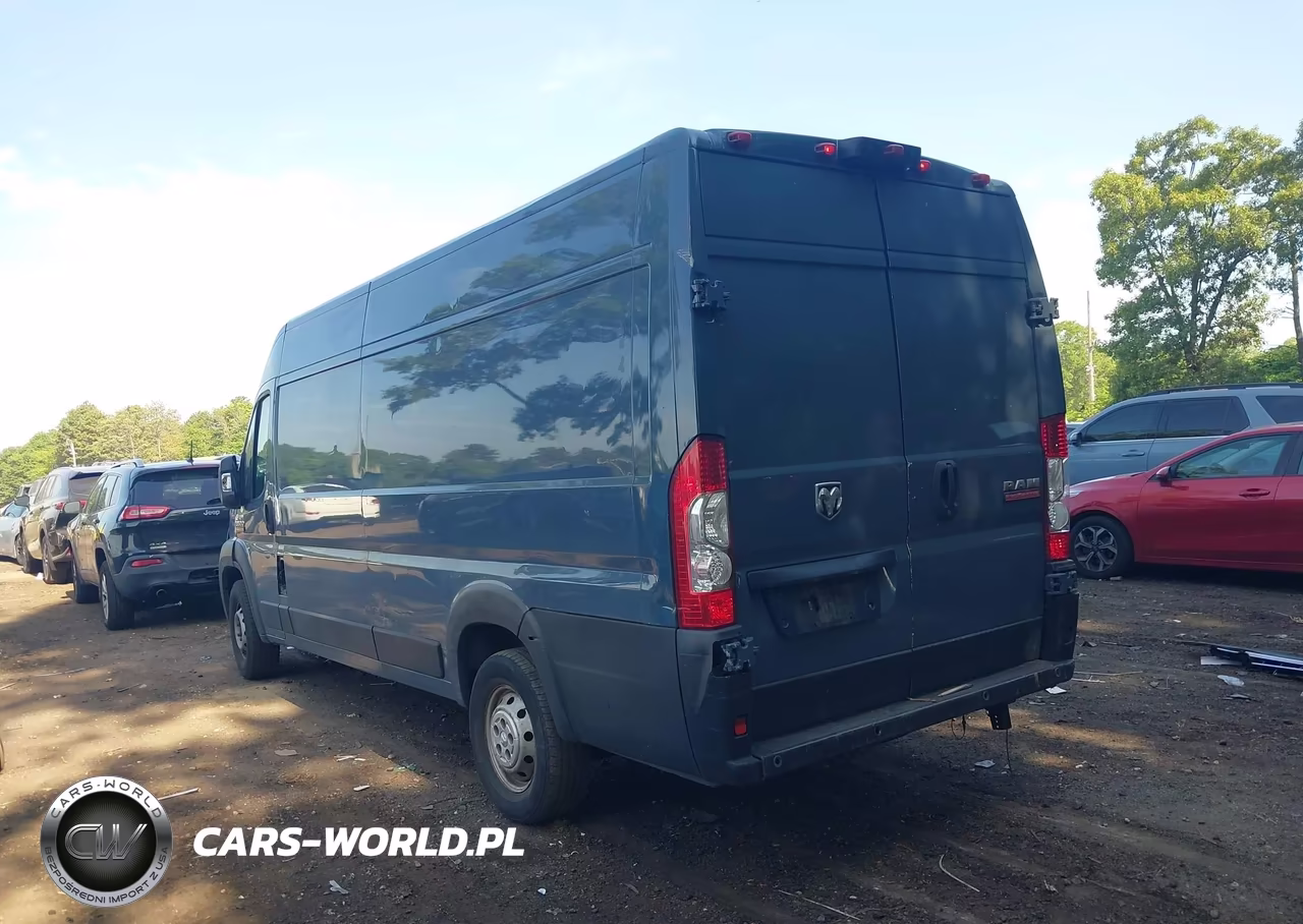 2019 Ram Promaster 3500 Cargo Van High Roof 159 Wb Ext VIN:3C6URVJG3KE564498 - 3