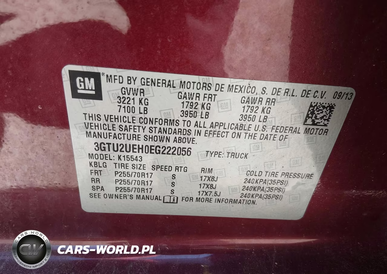 2014 GMC Sierra 1500 Sle VIN:3GTU2UEH0EG222056 - 9