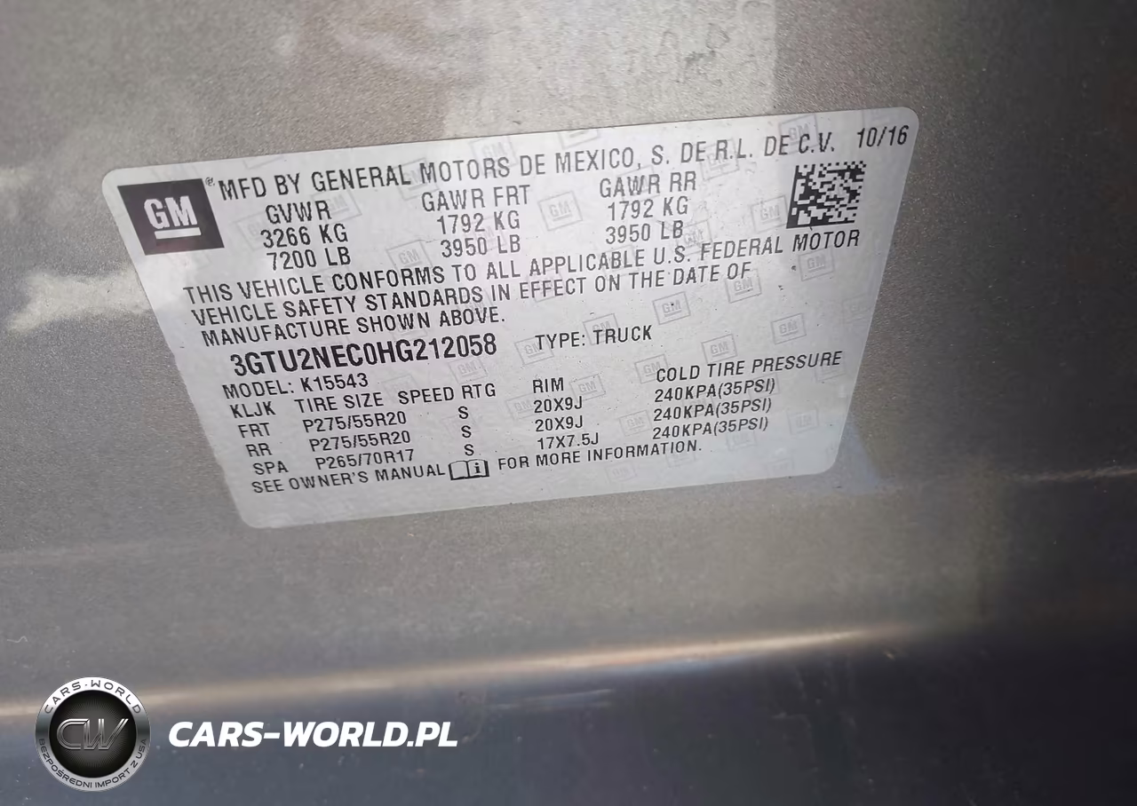 2017 GMC Sierra 1500 Slt VIN:3GTU2NEC0HG212058 - 9
