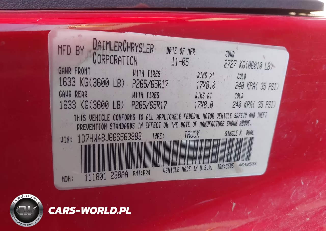 2006 Dodge Dakota Slt VIN:1D7HW48J66S563983 - 9