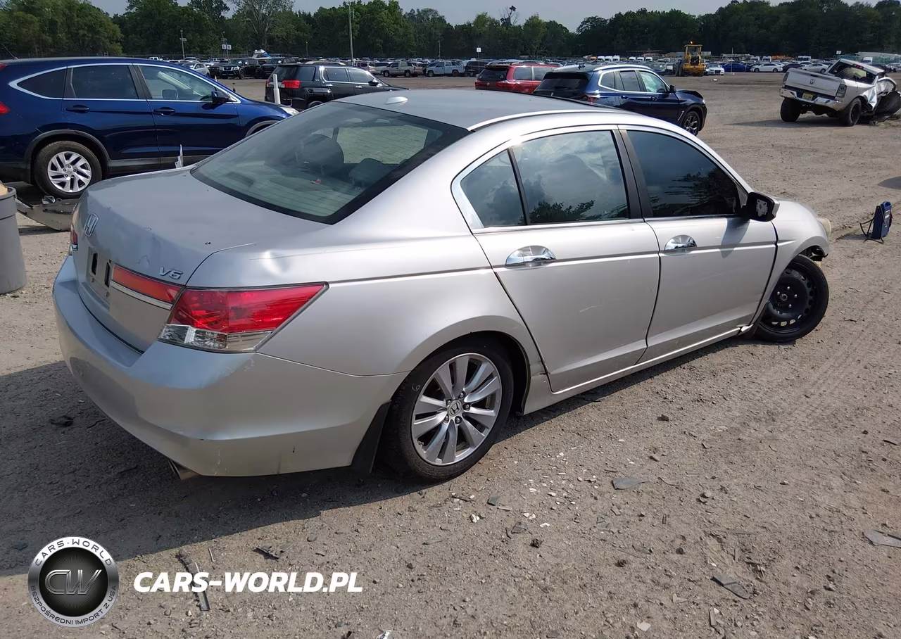 2012 Honda Accord 3.5 Ex-L VIN:1HGCP3F82CA034125 - 4