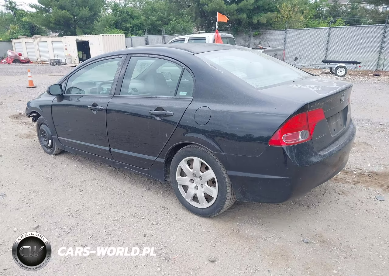 2007 Honda Civic Lx VIN:2HGFA16537H316581 - 3