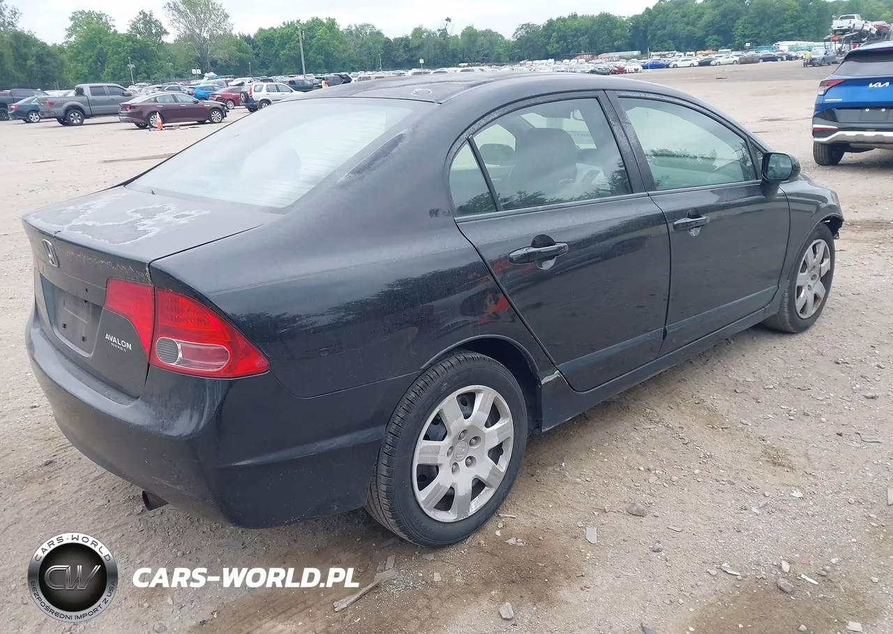 2007 Honda Civic Lx VIN:2HGFA16537H316581 - 4