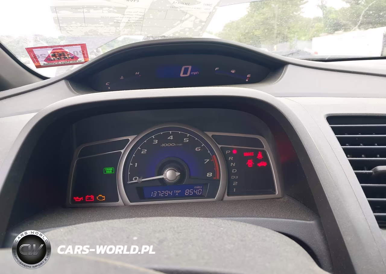 2007 Honda Civic Lx VIN:2HGFA16537H316581 - 7