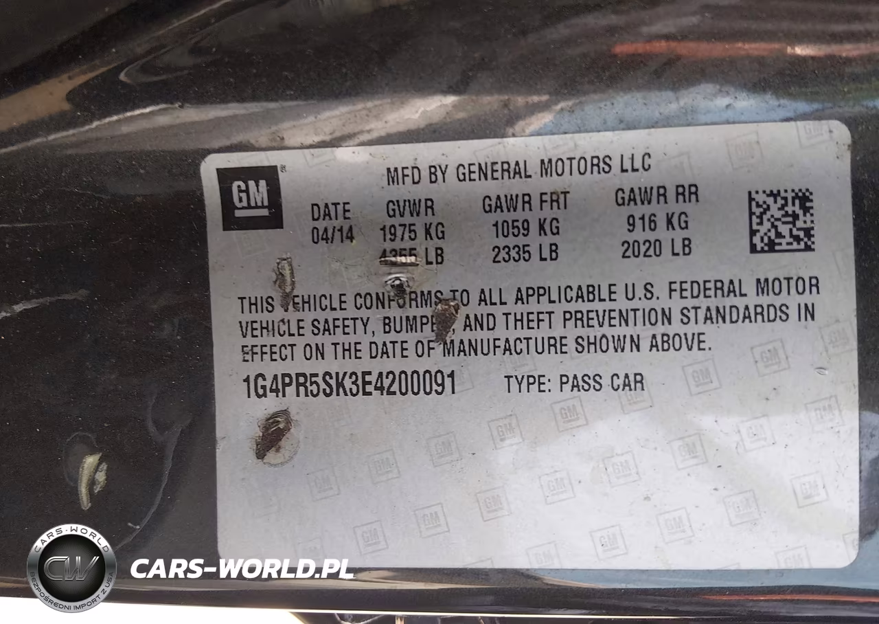 2014 Buick Verano Convenience Group VIN:1G4PR5SK3E4200091 - 9