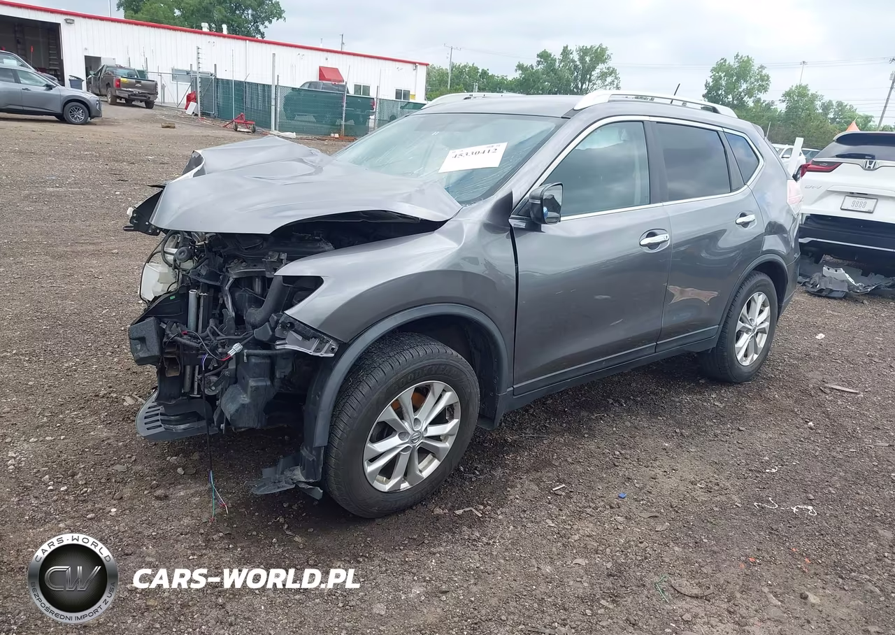 2015 Nissan Rogue Sv VIN:KNMAT2MTXFP520136 - 2